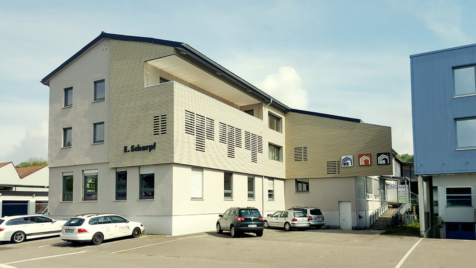 Firmengebäude der E. Scharpf Holzbau GmbH