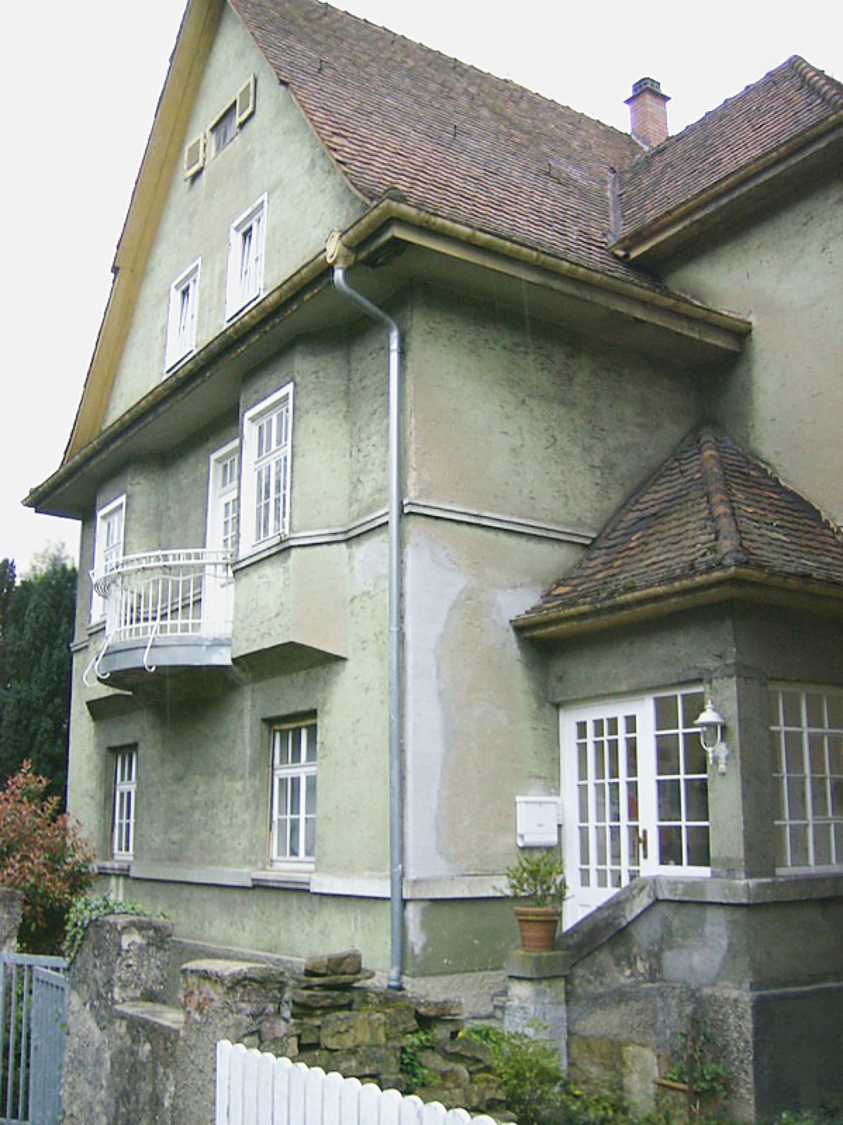 Sanierungsarbeiten am historischen Gebäude