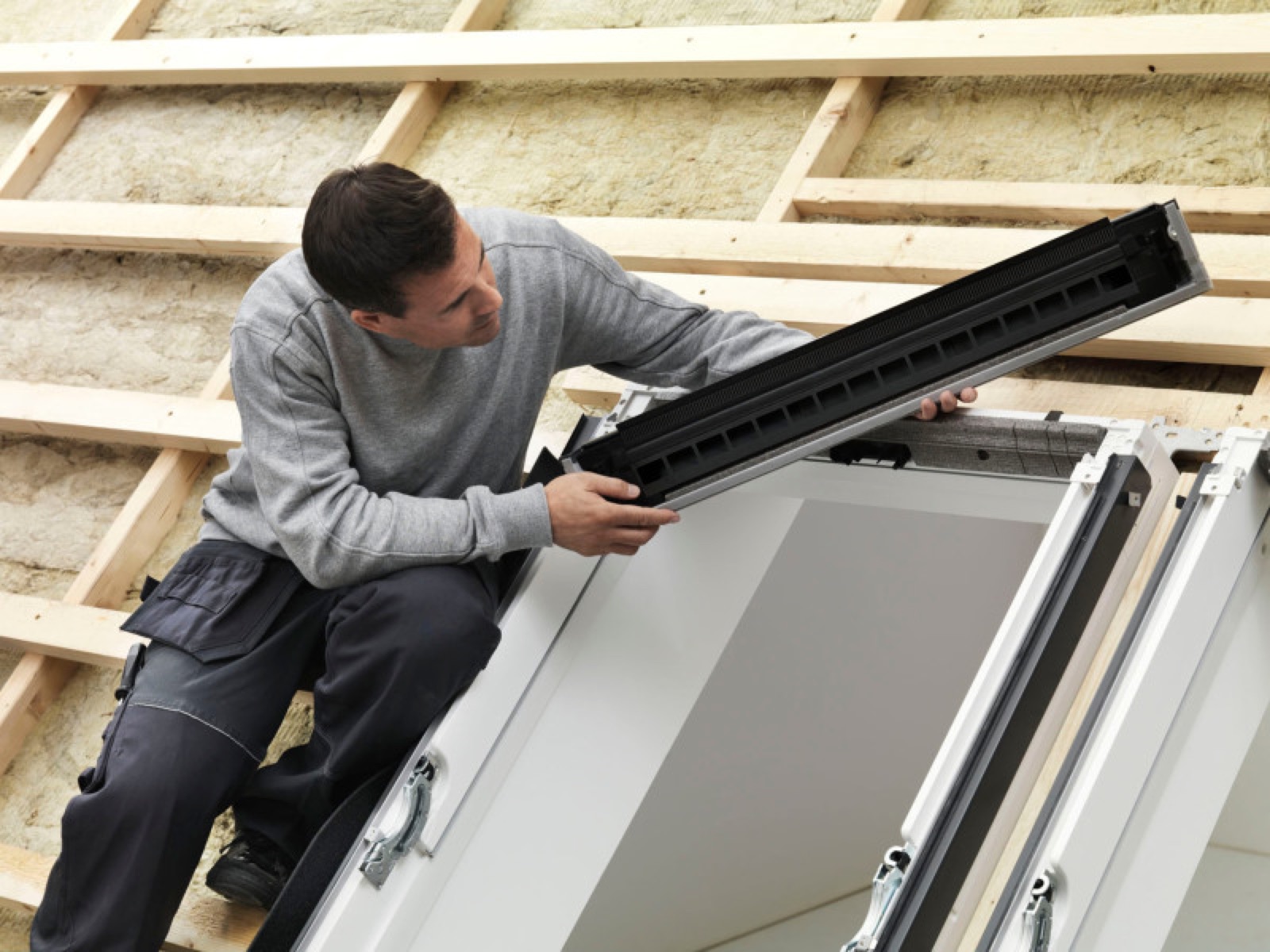 VELUX Dachfenster im sanierten Dach